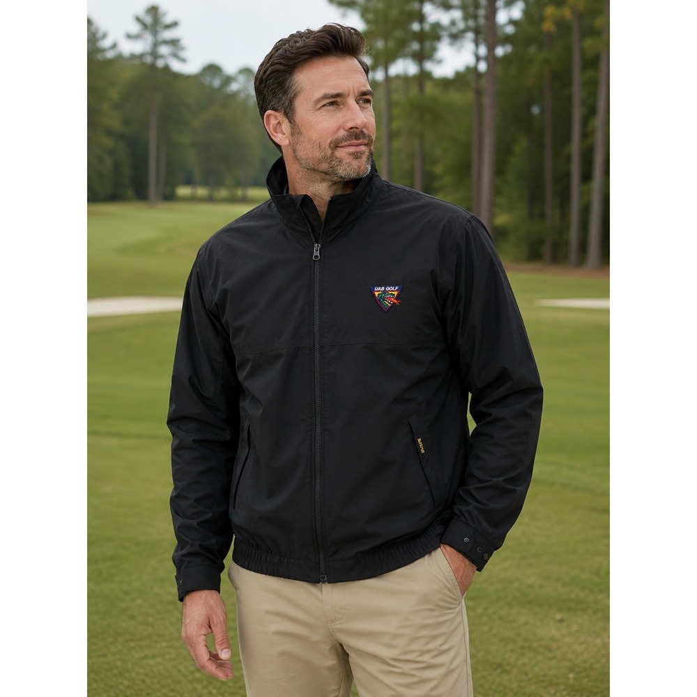 Zero Restriction Gore-Tex UAB Golf Jacket Mens Medium Black Featherweight ZR Zip